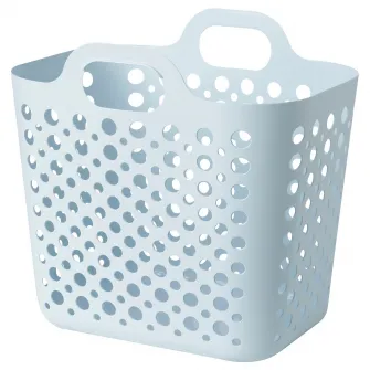 IKEA SLIBB Cos rufe flexibil, albastru, 24 l