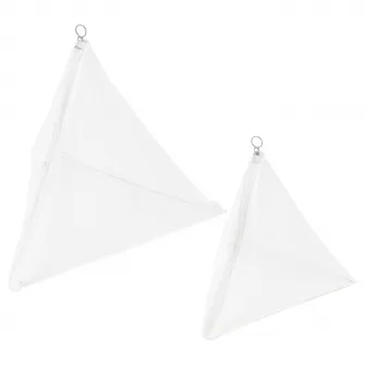 IKEA SLIBB Sac de spalat rufe, 2 bucati, alb/gri
