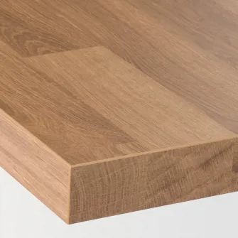 IKEA SÄLJAN Blat, aspect stejar/laminat, 246x3.8 cm