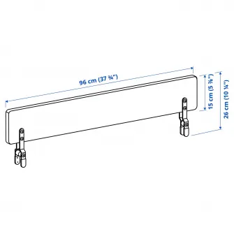 IKEA SLÄKT / NATTAPA Cadru pat depozitare+bara+somiera, alb, 90x200 cm