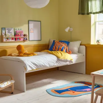 IKEA SLÄKT Accesoriu pentru pat, forma de casuta/gri