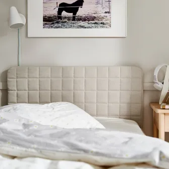 IKEA SLÄKT Tablie pat+husa, Vissle bej