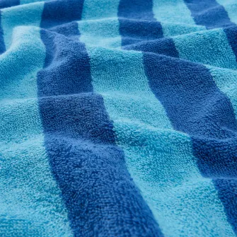 IKEA SLÅNHÖSTMAL Prosop maini, albastru stralucitor/bleu dungat, 50x100 cm