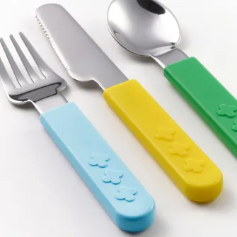 IKEA SMASKA Set tacamuri, 3piese, diverse culori