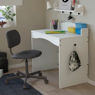 IKEA SMÅGÖRA Birou, alb, 93x51 cm