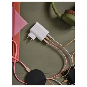 IKEA SMÅHAGEL Incarcator USB 3porturi, alb