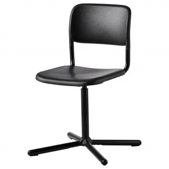 IKEA SMÄLLEN Scaun rotativ, negru