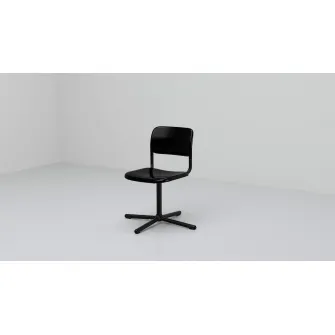 IKEA SMÄLLEN Scaun rotativ, negru