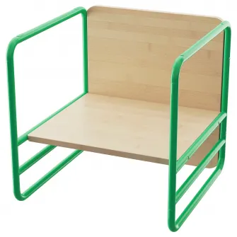 IKEA SMÅSKRAKE Scaun/masa multifunctionala copil, verde