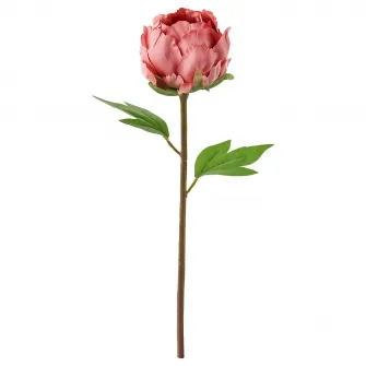 IKEA SMYCKA Floare artificiala, Bujor ( Paeonia)/roz inchis, 30 cm