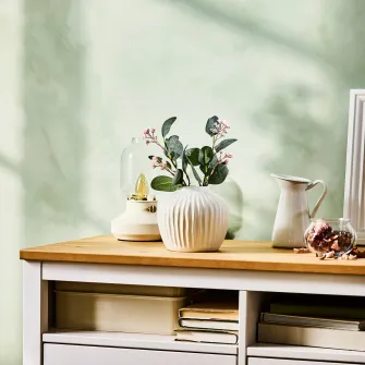 IKEA SMYCKA Floare artificiala, eucalipt/roz, 30 cm