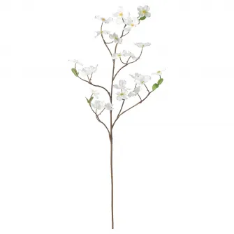 IKEA SMYCKA Floare artificiala, interior/exterior/Corn alb, 100 cm
