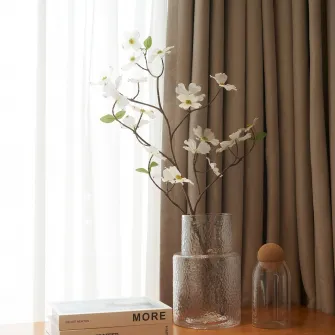 IKEA SMYCKA Floare artificiala, interior/exterior/Corn alb, 100 cm