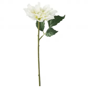 IKEA SMYCKA Floare artificiala, interior/exterior/Dalie alb, 30 cm