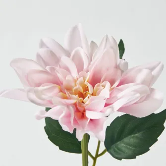 IKEA SMYCKA Floare artificiala, interior/exterior/Dalie roz, 30 cm