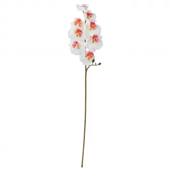 IKEA SMYCKA Floare artificiala, interior/exterior/Orhidee alb, 60 cm