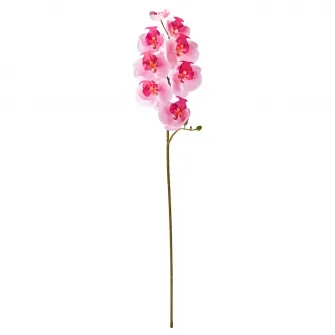 IKEA SMYCKA Floare artificiala, interior/exterior/Orhidee roz, 60 cm