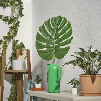 IKEA SMYCKA Frunza artificiala, interior/exterior/Monstera verde, 80 cm