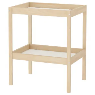 IKEA SNIGLAR Masa infasat, fag/alb, 72x53 cm