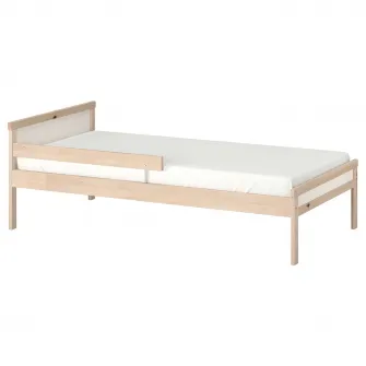 IKEA SNIGLAR Cadru pat+somiera, fag, 70x160 cm