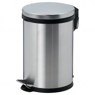 IKEA SNÖRPA Cos cu pedala, inox, 12 l