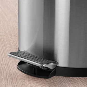 IKEA SNÖRPA Cos cu pedala, inox, 5 l