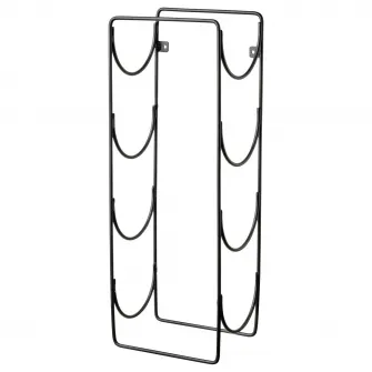 IKEA SNÖSPIRA Suport 4 sticle vin, negru