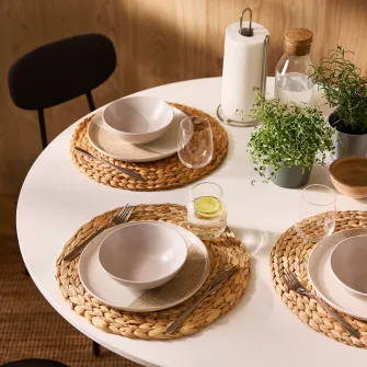 IKEA SOARÉ Suport farfurie, zambila, 37 cm