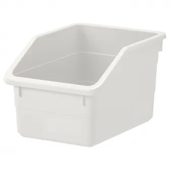 IKEA SOCKERBIT Cutie, alb, 19x26x15 cm