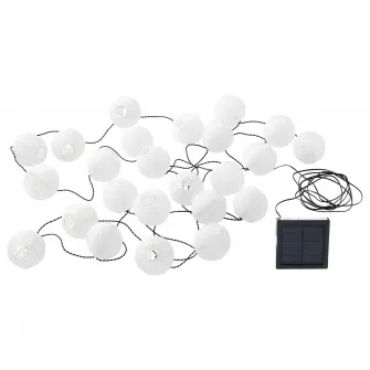 IKEA SOLARVET Ghirlanda luminoasa LED 24bec, exterior energie solara/minge alb