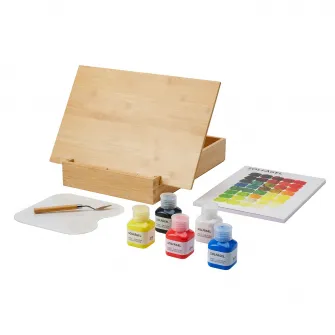 IKEA SOLFÅGEL Set de pictat, 3 piese