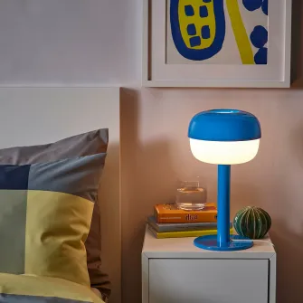 IKEA SOLHETTA Bec LED E14 470 lumeni, glob opalin