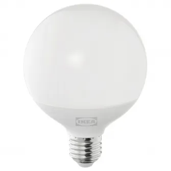 IKEA SOLHETTA Bec LED E27 1055lm, intensitate reglabila/glob opalin, 95 mm
