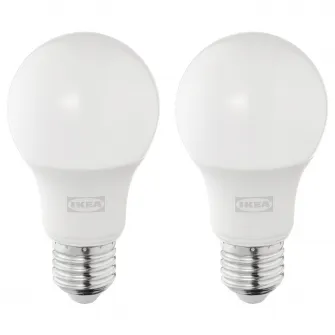 IKEA SOLHETTA Bec LED E27 470lm, glob opalin