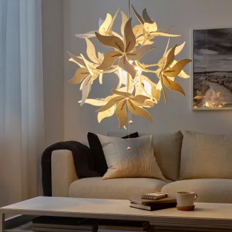 IKEA SOLHETTA Bec LED E27 470lm, glob transparent