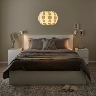 IKEA SOLHETTA Bec LED E27 806 lumeni, intensitate reglabila/glob opalin