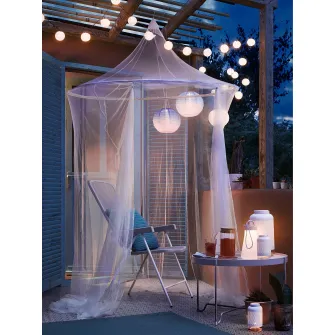 IKEA SOLIG Plasa, alb, 150 cm