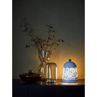 IKEA SOLSKUR Veioza LED, alb/alama