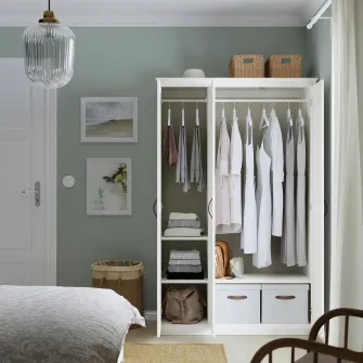 IKEA SONGESAND Dulap de haine, alb, 120x60x191 cm