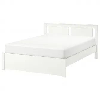 IKEA SONGESAND Cadru pat, alb, 140x200 cm