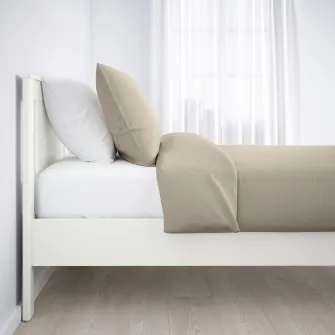 IKEA SONGESAND Mobilier dormitor, set 4 piese, alb, 160x200 cm