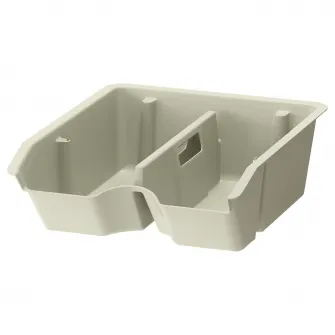 IKEA SORTERA Organizator compartimentat, bej, 38x45x14 cm