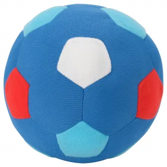 IKEA SPARKA Jucarie de plus, minge de fotbal mini/albastru rosu