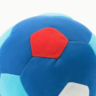 IKEA SPARKA Jucarie de plus, minge de fotbal mini/albastru rosu