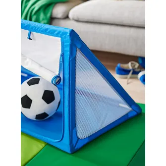 IKEA SPARKA Jucarie de plus, minge de fotbal/negru alb