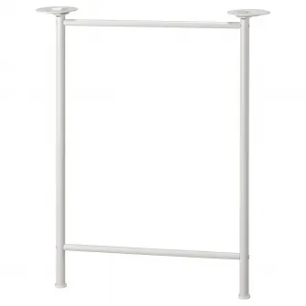 IKEA SPÄND Picior, alb, 70 cm