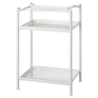 IKEA SPÄND Picior masa+depozitare, alb