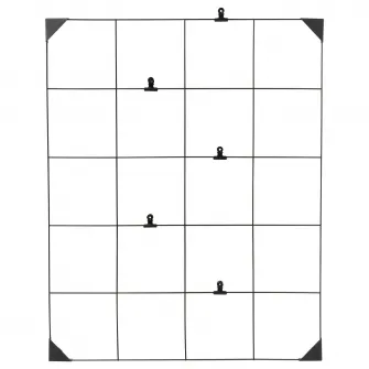 IKEA SÖSDALA Panou afisaj cu cleme, negru, 60x75 cm