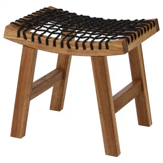 IKEA STACKHOLMEN Taburet exterior, maro deschis vopsit, 48x35x43 cm