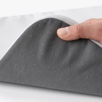 IKEA STAGGSTARR Perna scaun, gri, 36x36x2.5 cm